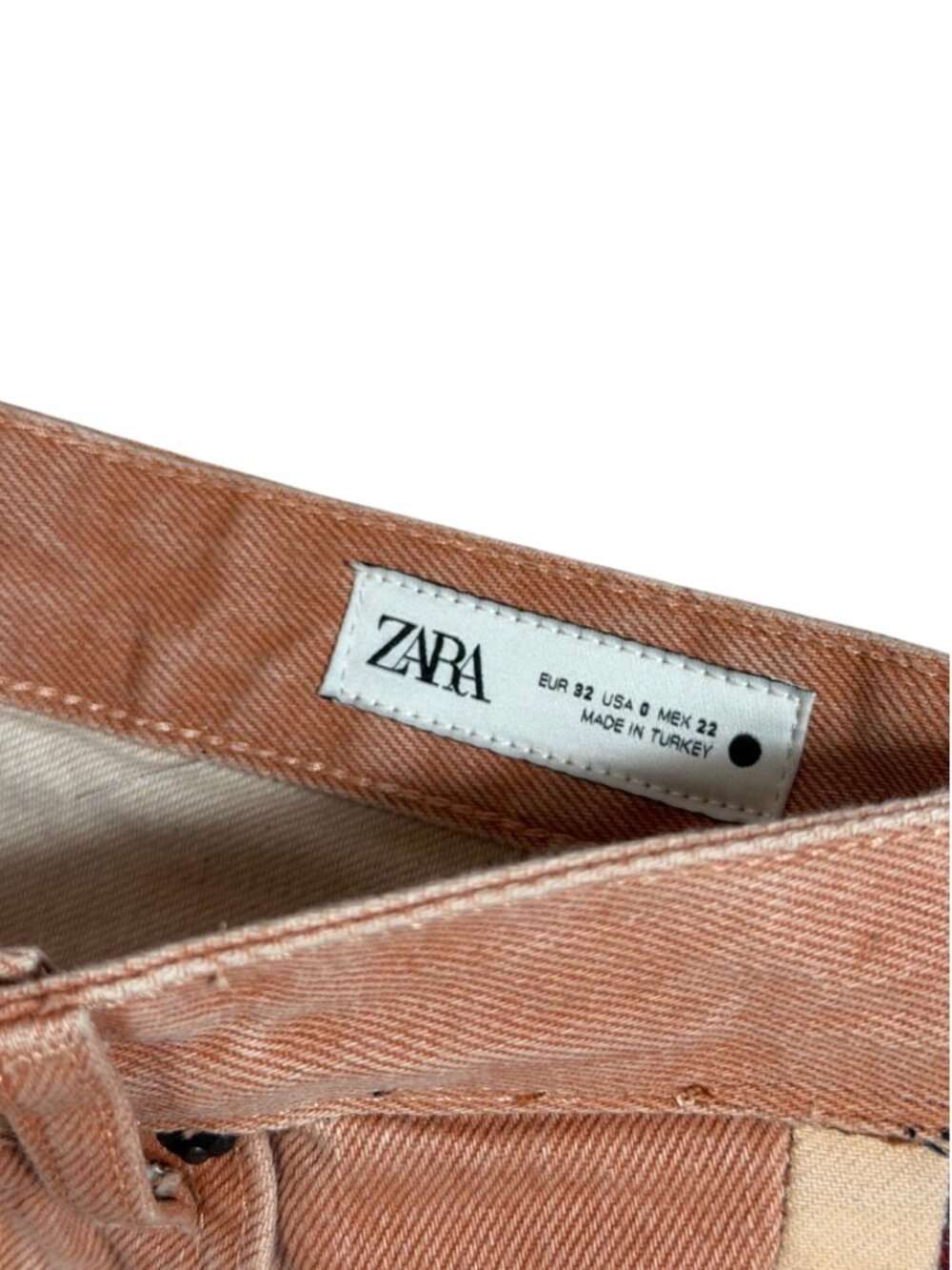 Custom Reworked Panel Denim Jeans — Multi-Tone — Wide Leg - Picture 6 of 9